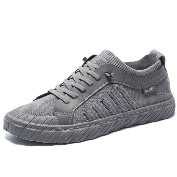 Breathable Casual Canvas Shoes,Lace Up Sneakers Casual Running Shoes,Non-Slip Low-Top Outdoor Sports Shoes-dck713