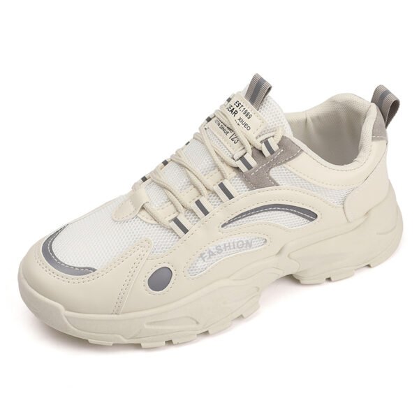 breathable mesh thick soled casual sports shoes soft soles four season new comfortable outdoor running shoes male sneakers-dck9